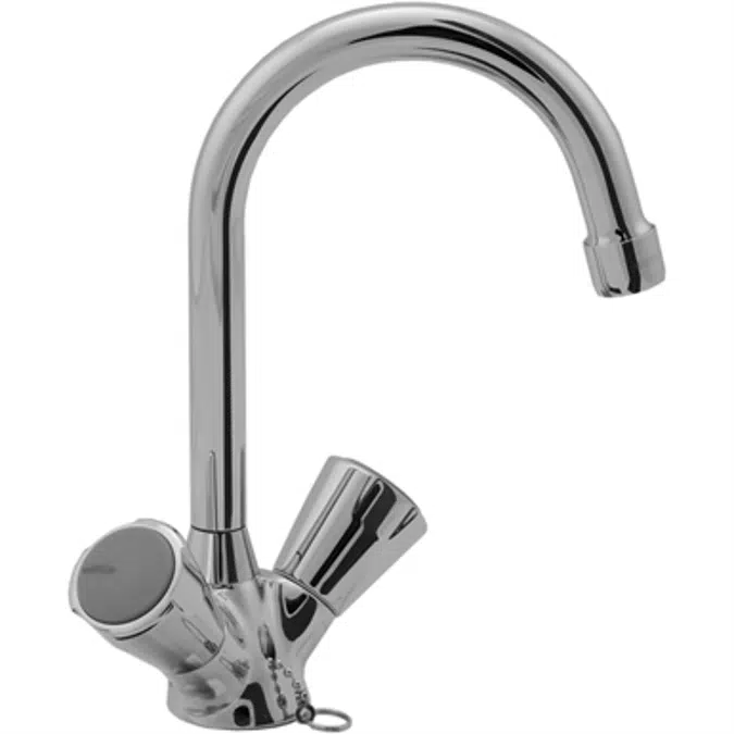 NIMBUS II MESSING BASIN MIXER RIM T.SP J150 CHAIN