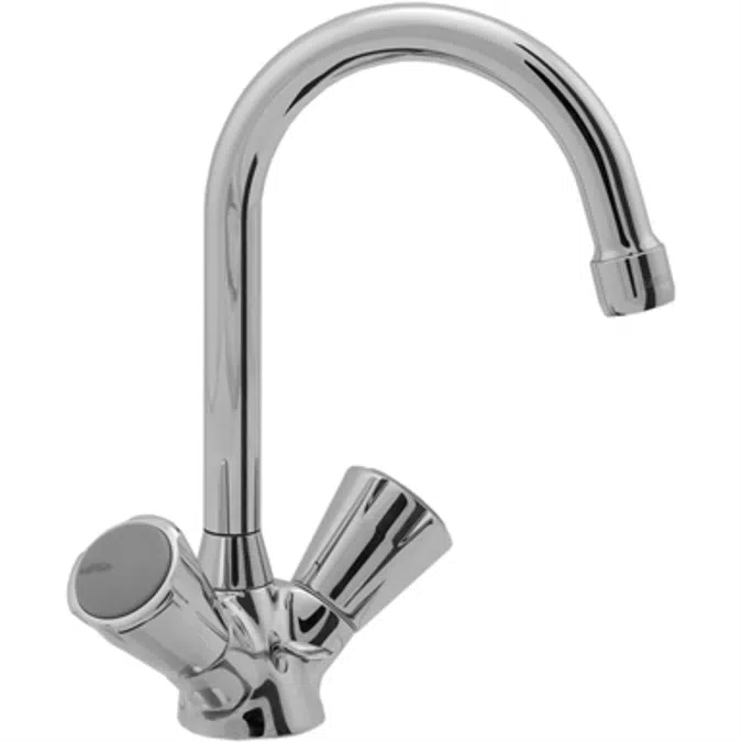 NIMBUS II MESSING BASIN MIXER RIM T.SP J150 PUW