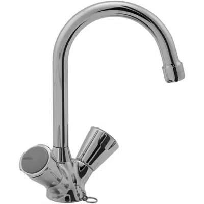 Image for NIMBUS II MESSING BASIN MIXER SP/J150 CHAIN 5L/MI