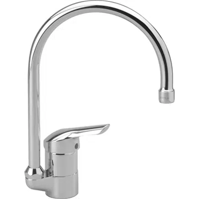 NIMBUS EENHENDEL NEW SINК MIXER TUBULAR SPOUT CHROME için görüntü