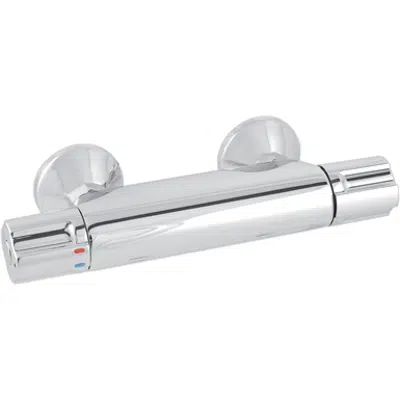 imagem para CERAPLUS SAFE THERMOSTATIC SHOWER MIXER EXPOSED CHROME 150MM