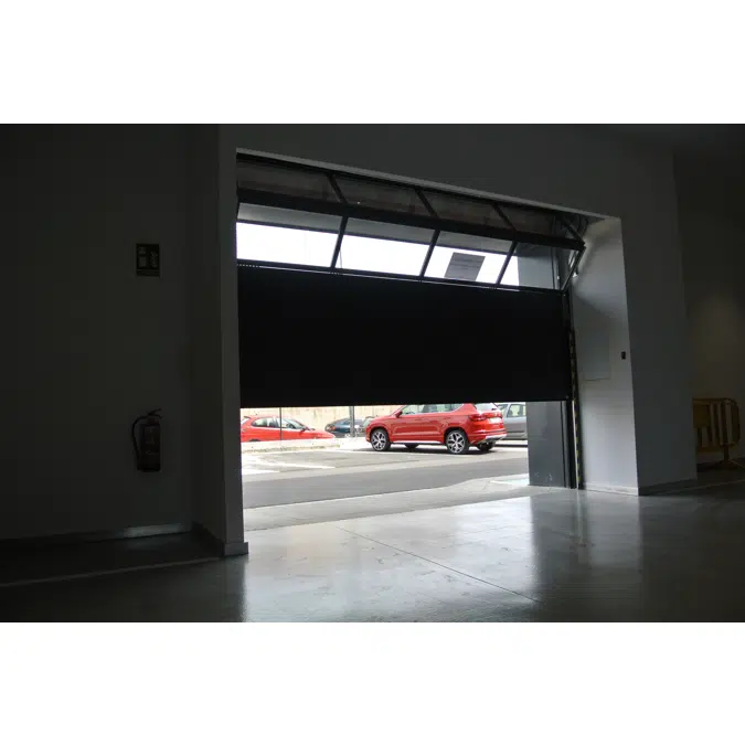 Parts delivery or warehouse doors