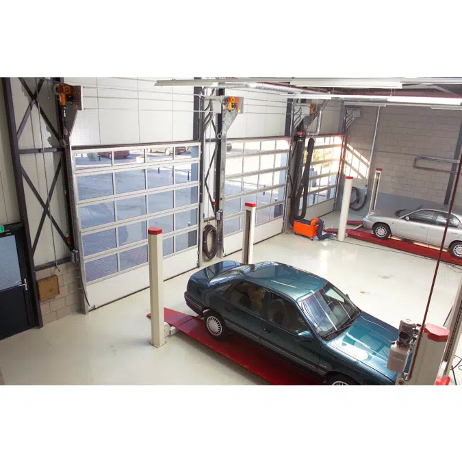 Automotive workshop doors