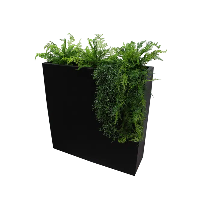 Divider: The Quito Tropicale L. Black Divider. Artificial plant
