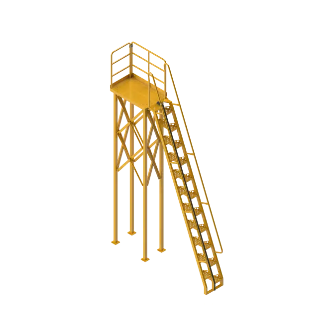 Alternating Tread Stairs (Steel Industrial Access Stairs)