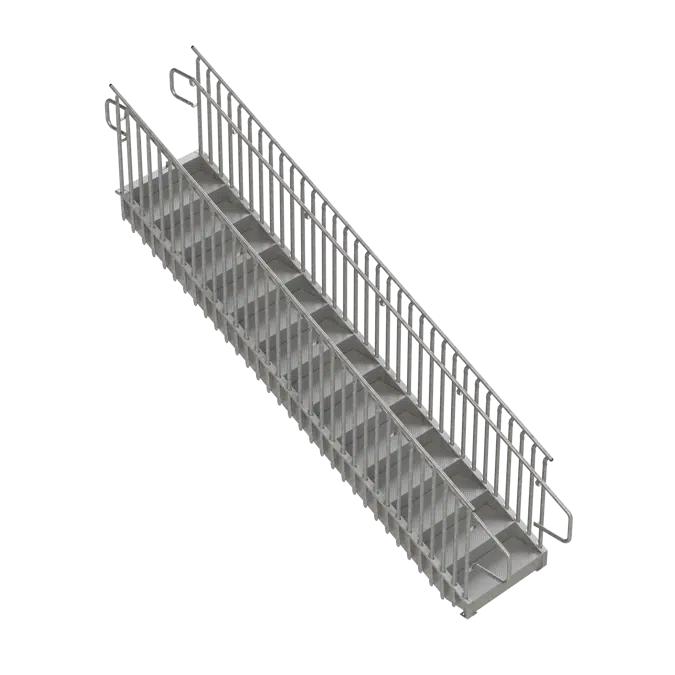 Industrial Metal Stairs