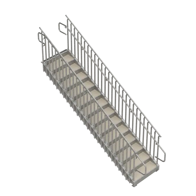 Industrial Metal Stairs