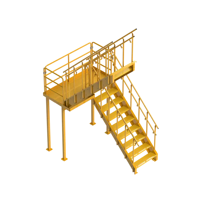 Industrial Metal Stairs