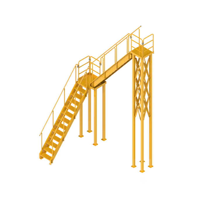 Industrial Metal Stairs