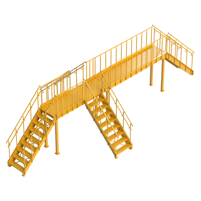 Industrial Metal Stairs