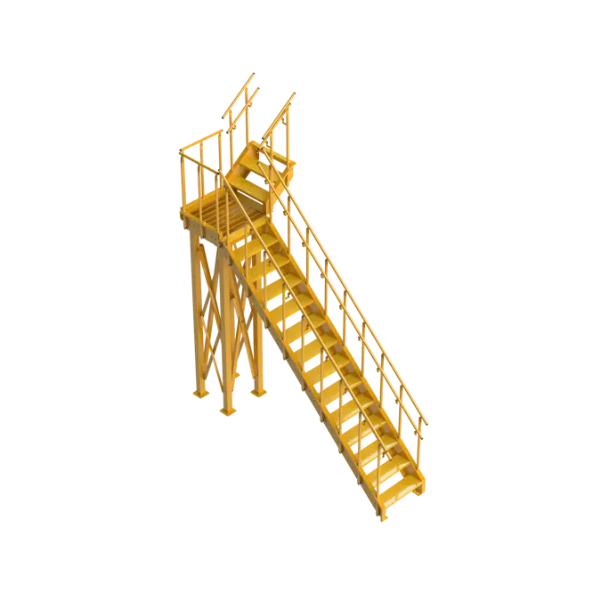 Industrial Metal Stairs