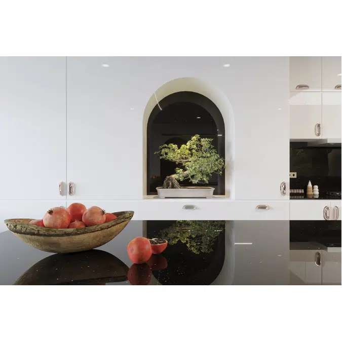 Sparkling Black Quartz Countertop