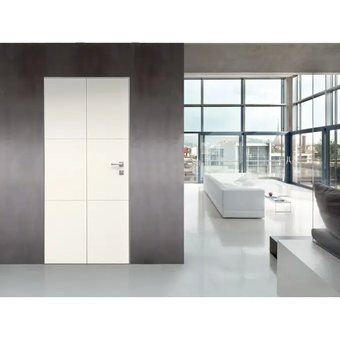 SLEEK  Porta d'ingresso blindata con cerniere a scomparsa