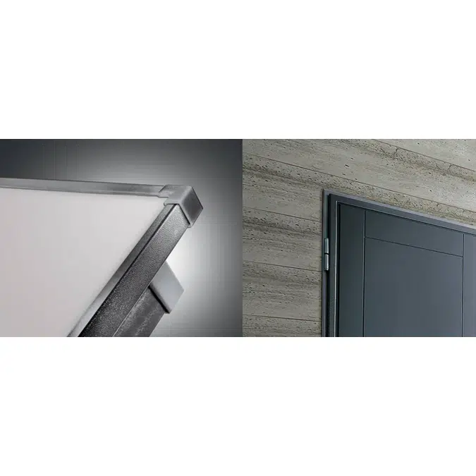 D180 - Safety door with concealed hinges