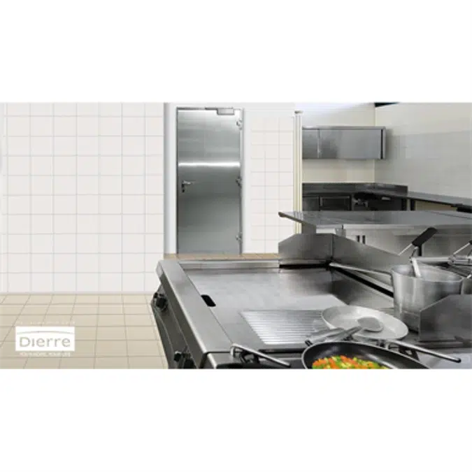 NEW IDRA EI2 120 INOX Porta tagliafuoco in acciaio inox