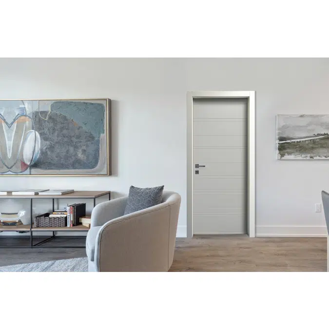 FILUM & CLASSICHE Flush-fitting door with concealed hinges