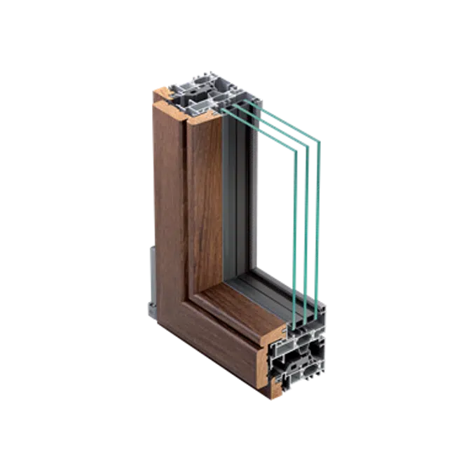 Metra AELLE 100 STH - Single Casement Aluminium Window inward opening