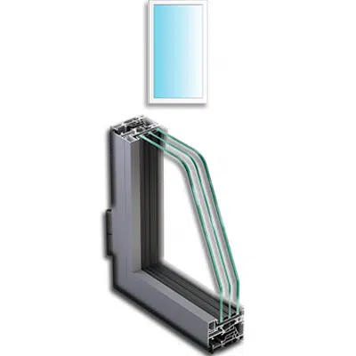 imagen para Metra NC 65 HES SLIM - Ventana fija de aluminio