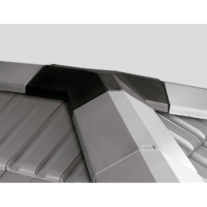 BIM objects - Free download! Q123 - Angular 3 way ridge Klinker | BIMobject