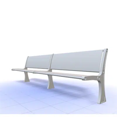 Canopy Backed Bench 8ft için görüntü