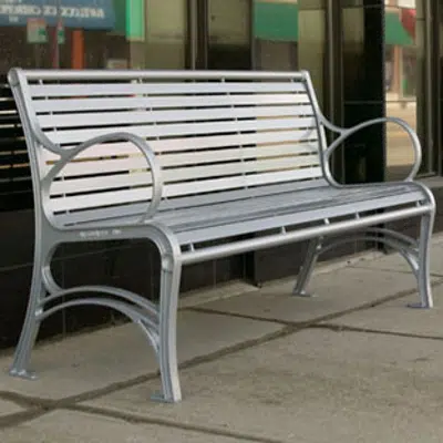 WestPort Horizontal Strap Backed Benches için görüntü