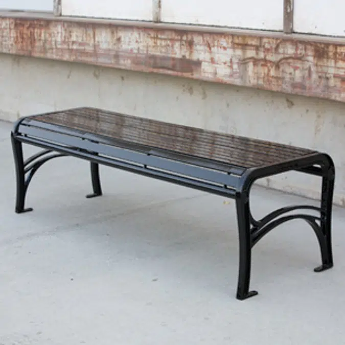 WestPort Horizontal Strap Backless Benches