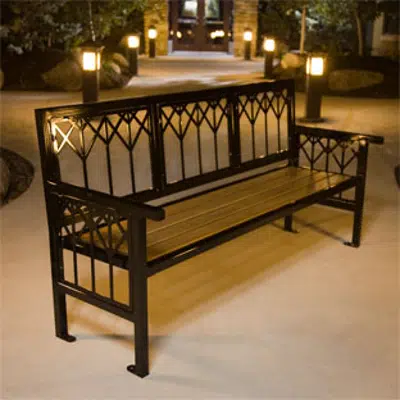 Image for Banning Pattern Backed Benches