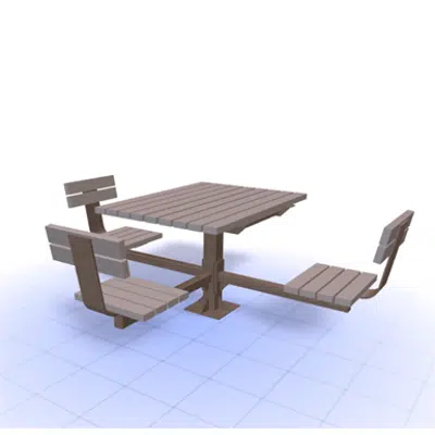 imagem para Avondale Carousel 48inch Wood Square Table