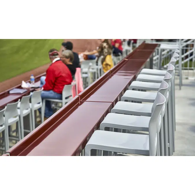 Stadium Dining Height Drink Rail