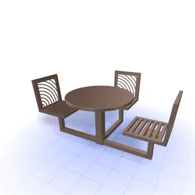 изображение для Jordan Creek Carousel 36inch Round Table