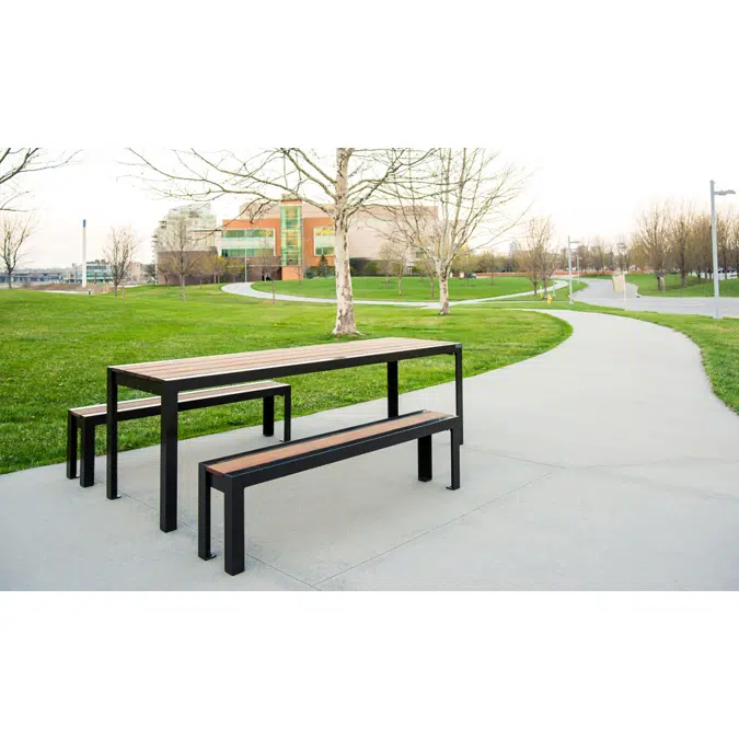 Wynne Square Tables with Bench Seating