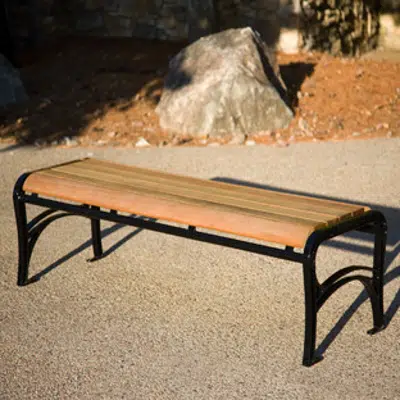 Avondale Wood/Plastic Backless Benches için görüntü