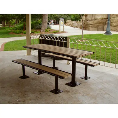 Image pour Avondale Picnic Table 8ft w/ Tubing