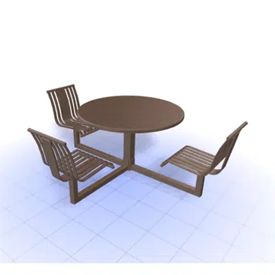 Image for CityView Carousel 48inch Round Table