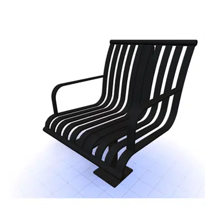 bilde for CityView Surface Mounted Backed Chair