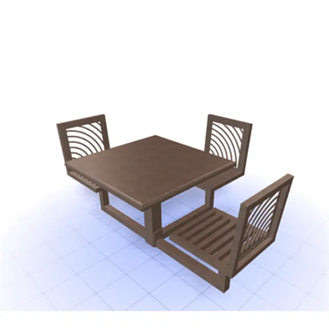 Jordan Creek Carousel 36inch Square Table