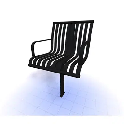 Obrázek pro CityView Embed Mounted Backed Chair