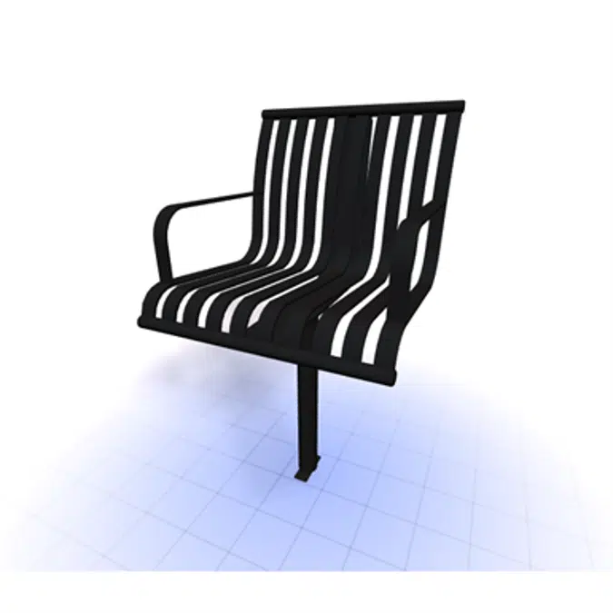 CityView Embed Mounted Backed Chair