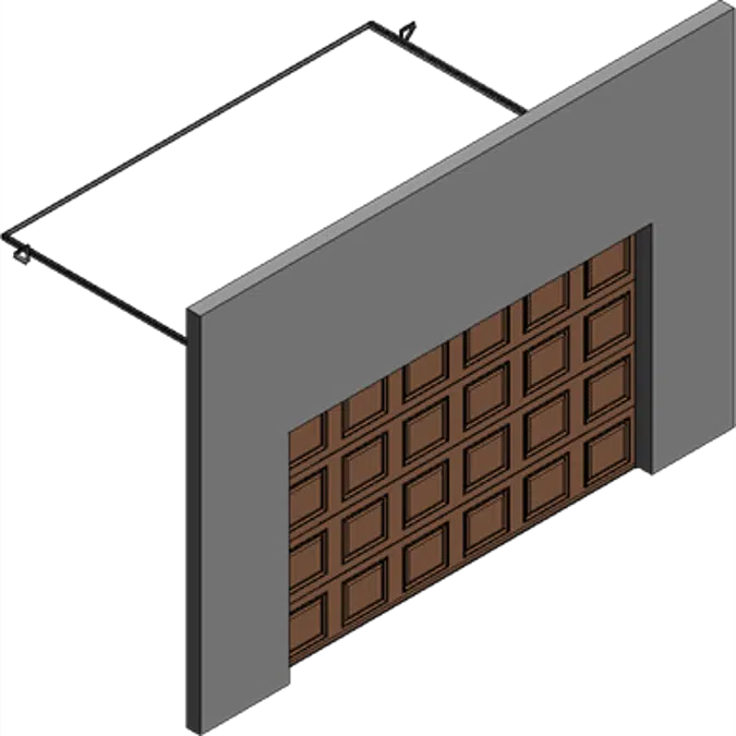 Porte sectionnelle résidentielle Séréna avec cassettes en chêne doré