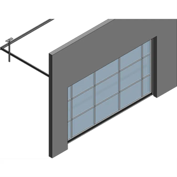 Porte basculante SAFIR S400 spéciale tablier miroir