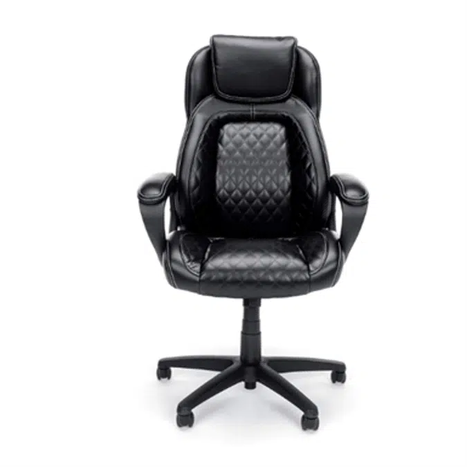 OFM ESS-6060 Essentials Collection Racing Style SofThread Leather High Back Office Chair