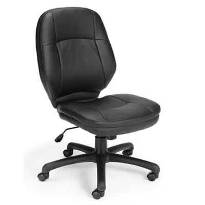 Imagem para OFM 521-LX Core Collection Stimulus Series Leatherette Executive Mid-Back Armless Chair}