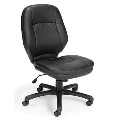 Image for OFM 521-LX Core Collection Stimulus Series Leatherette Executive Mid-Back Armless Chair