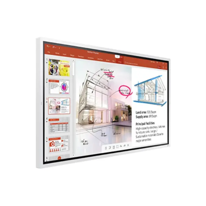 BIM objects - Free download! Samsung Flip 2 (WM65R) Interactive Signage ...