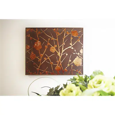 URUSHI KARAKAMI PANEL 500square (EDAUME / BLACK) için görüntü