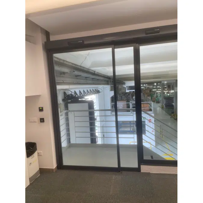 Standard sliding door A30-4, single sliding door, with fixed leaves