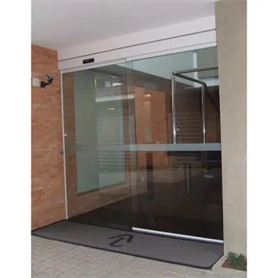 Automatic door - Single slide left A20-1 with fixed panel için görüntü