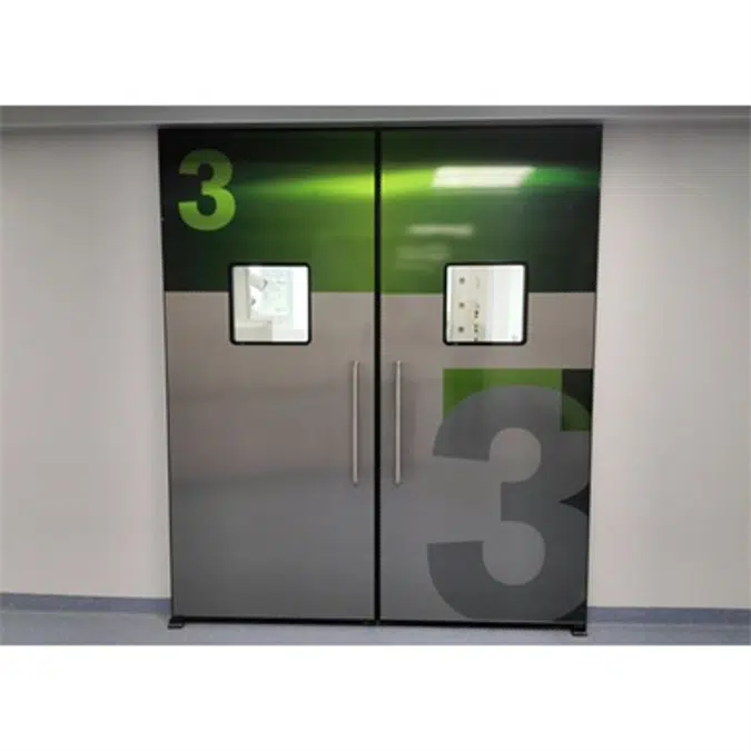 Automatic door - Non Hermetic BP_P50 without fixed panel