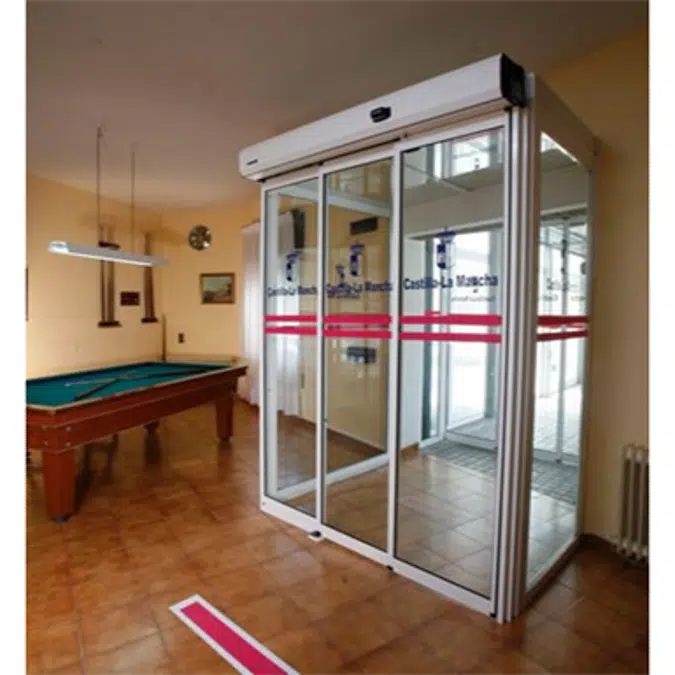 Automatic door - Telescopic SL left A20-4 with fixed panel