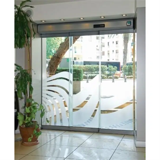 Automatic door - Telescopic SL right A20-2R with fixed panel